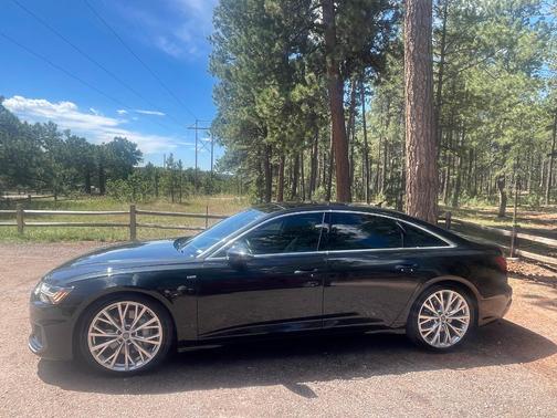 Black 2019 Audi A6 55 Prestige