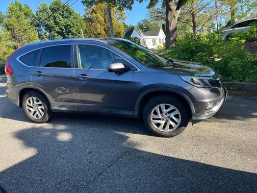 Gray 2015 Honda CR-V EX-L