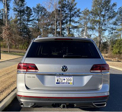 Silver 2021 Volkswagen Atlas 3.6L SEL