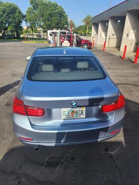 Blue 2015 BMW 320 i
