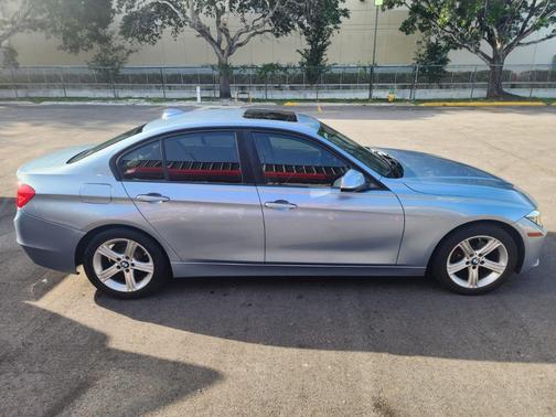 Blue 2015 BMW 320 i