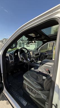 White 2015 Ford F-150 Platinum
