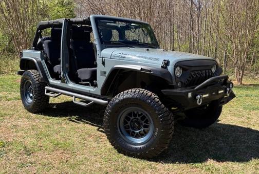 Blue 2014 Jeep Wrangler Unlimited Sport