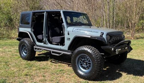 Blue 2014 Jeep Wrangler Unlimited Sport