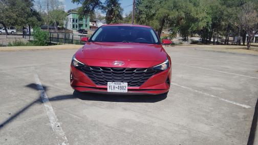 Red 2021 Hyundai ELANTRA SEL