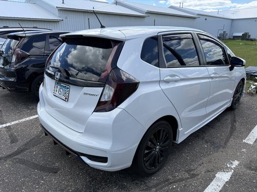 White 2020 Honda Fit Sport
