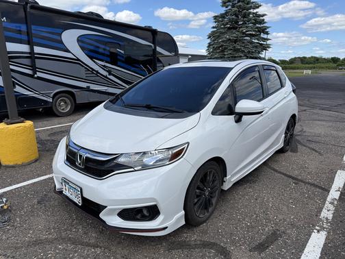 White 2020 Honda Fit Sport