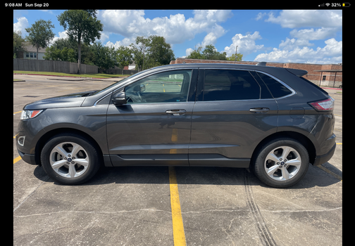 Gray 2018 Ford Edge SEL