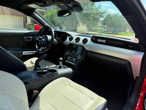 Red 2015 Ford Mustang EcoBoost Premium