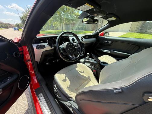 Red 2015 Ford Mustang EcoBoost Premium