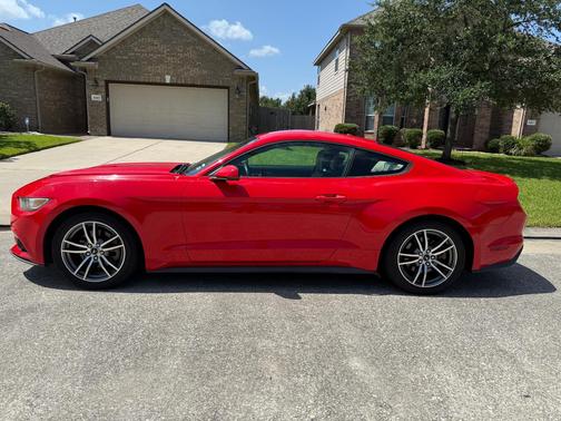 Red 2015 Ford Mustang EcoBoost Premium