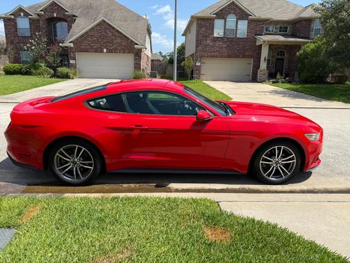Red 2015 Ford Mustang EcoBoost Premium