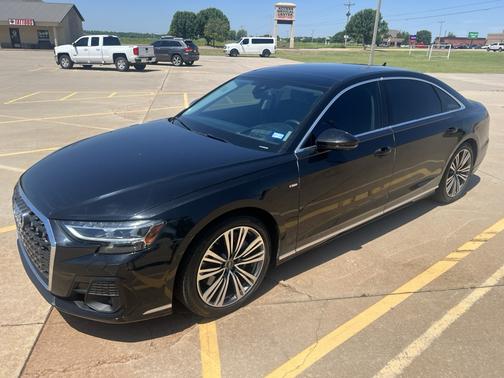 Black 2024 Audi A8 L 55