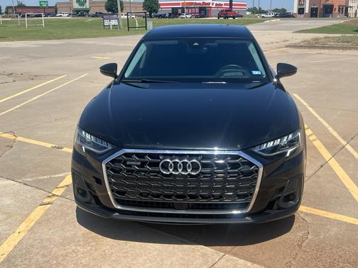 Black 2024 Audi A8 L 55