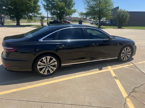 Black 2024 Audi A8 L 55