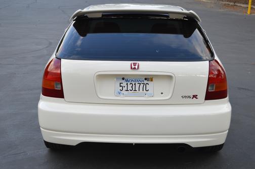 White 1997 Honda Civic DX