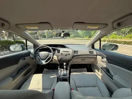Gray 2015 Honda Civic Hybrid Base