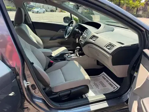 Gray 2015 Honda Civic Hybrid Base