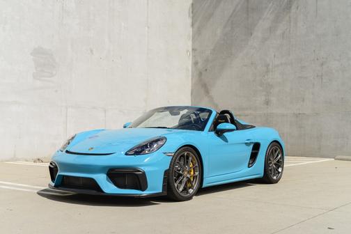 Blue 2020 Porsche 718 Spyder 718 Spyder