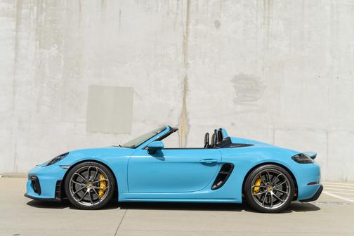 Blue 2020 Porsche 718 Spyder 718 Spyder