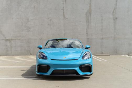 Blue 2020 Porsche 718 Spyder 718 Spyder