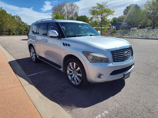 Silver 2012 INFINITI QX56 Base