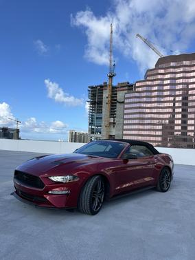 Red 2019 Ford Mustang EcoBoost Premium