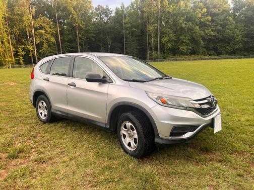 Silver 2015 Honda CR-V LX
