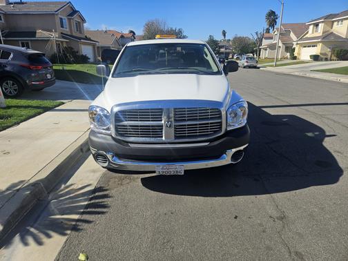 White 2007 Dodge Ram 1500 ST Quad Cab