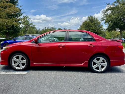Red 2013 Toyota Corolla S