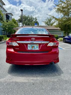 Red 2013 Toyota Corolla S