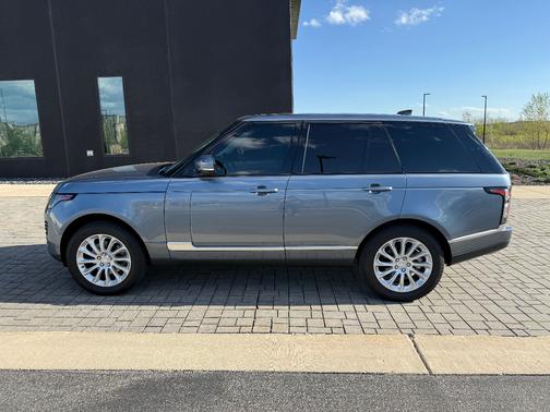Blue 2018 Land Rover Range Rover 3.0L Turbocharged Diesel HSE Td6