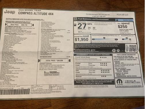 2025 Jeep Compass Latitude