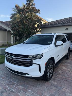 White 2021 Chevrolet Suburban LT