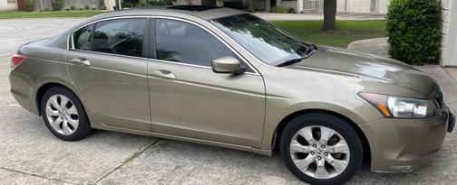 Beige 2009 Honda Accord EX-L