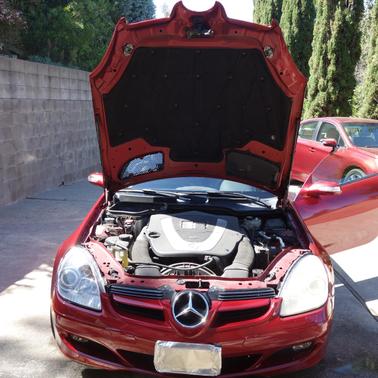 Red 2006 Mercedes-Benz SLK-Class SLK350 Roadster