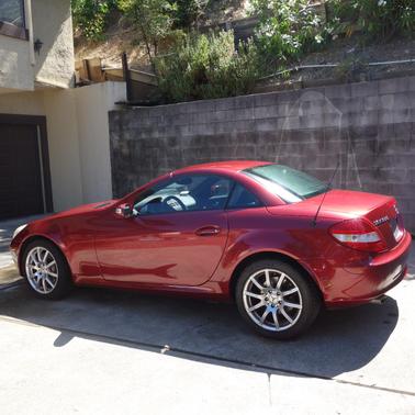 Red 2006 Mercedes-Benz SLK-Class SLK350 Roadster