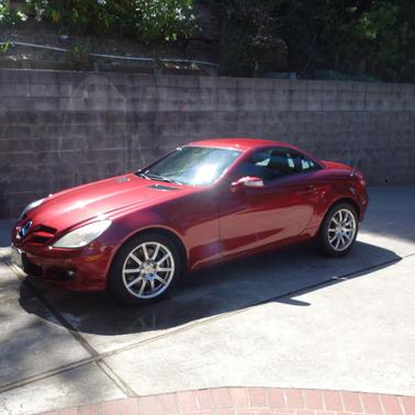 Red 2006 Mercedes-Benz SLK-Class SLK350 Roadster