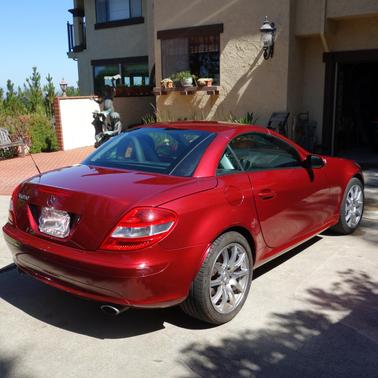 Red 2006 Mercedes-Benz SLK-Class SLK350 Roadster
