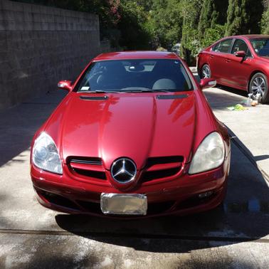 Red 2006 Mercedes-Benz SLK-Class SLK350 Roadster