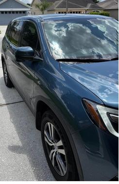 Blue 2017 Honda Pilot EX