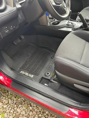 Red 2017 Toyota RAV4 XLE