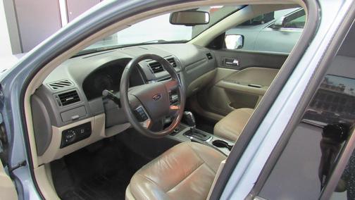 Blue 2011 Ford Fusion Hybrid Base