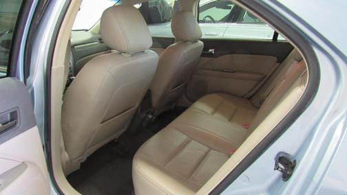 Blue 2011 Ford Fusion Hybrid Base