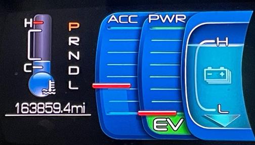 Blue 2011 Ford Fusion Hybrid Base