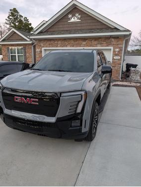 Gray 2026 GMC Sierra EV Standard Range Elevation