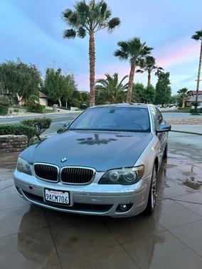 Blue 2006 BMW 750 Li