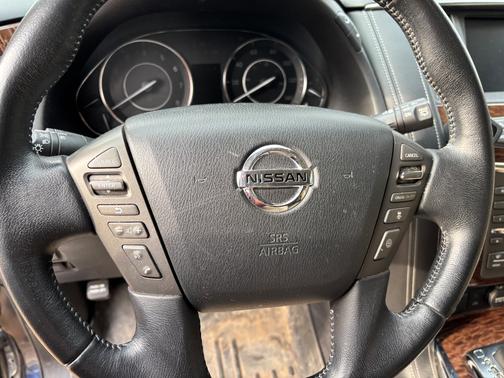 Blue 2019 Nissan Armada Platinum