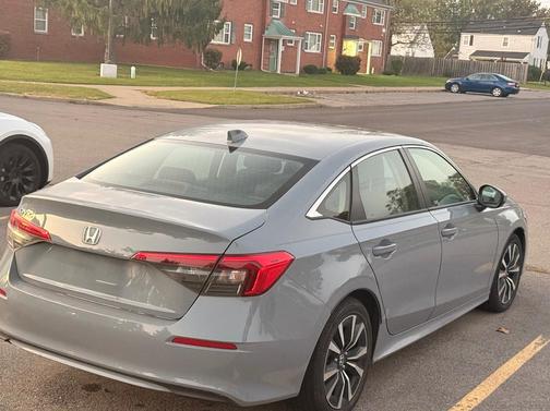 Gray 2023 Honda Civic EX
