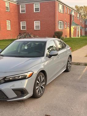 Gray 2023 Honda Civic EX